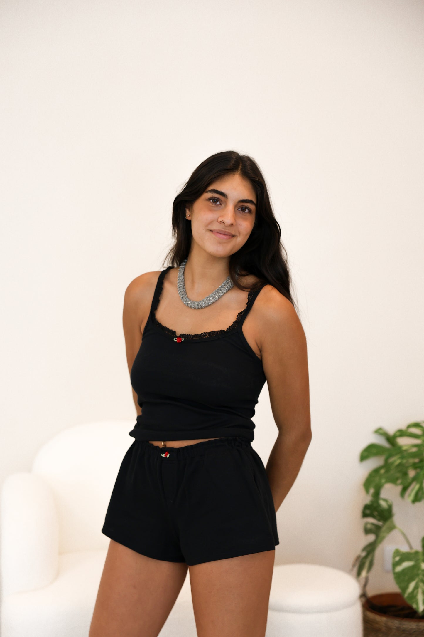 Conjunto Preto - Top e Calções