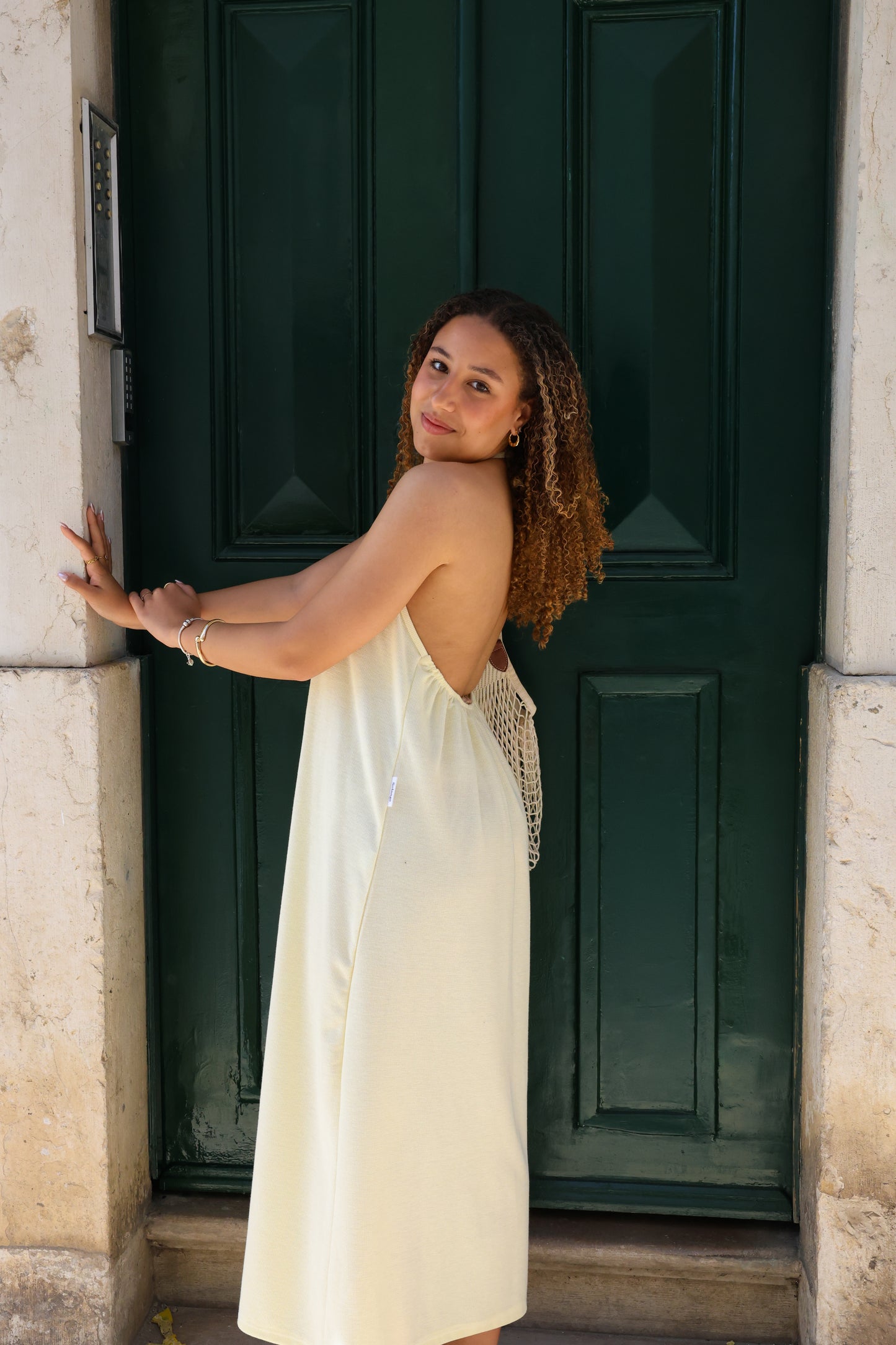 Lemon cream- Vestido