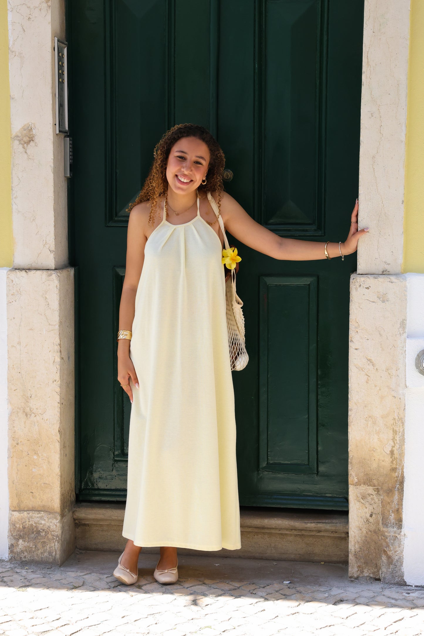 Lemon cream- Vestido