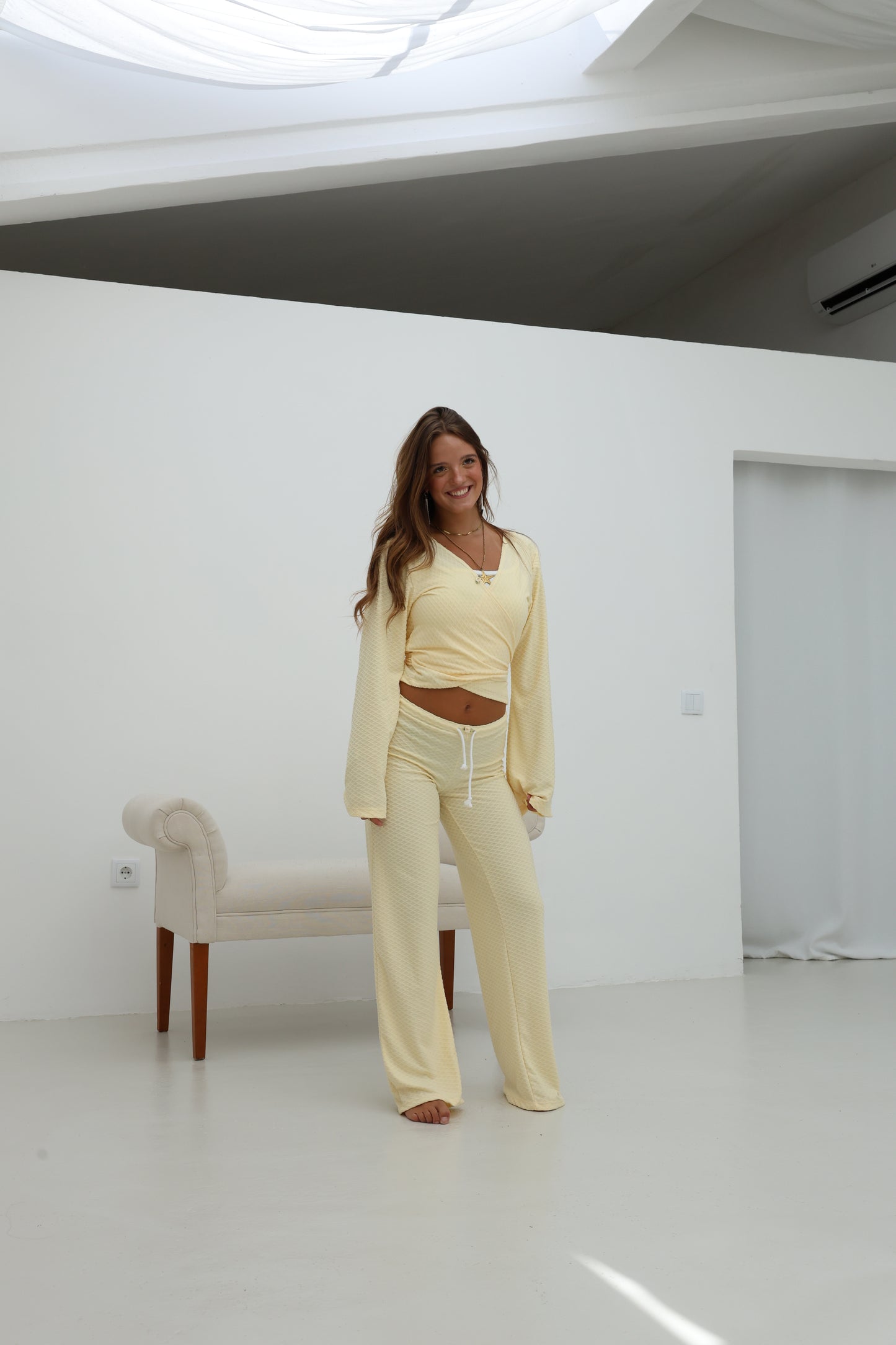 Vanilla Yellow -Calça e Casaco