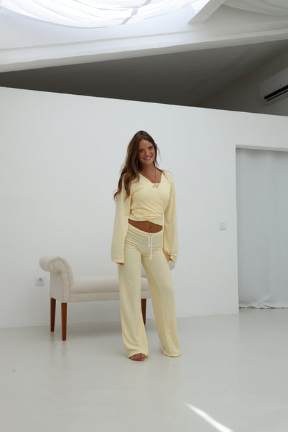 Vanilla Yellow -Calça e Casaco