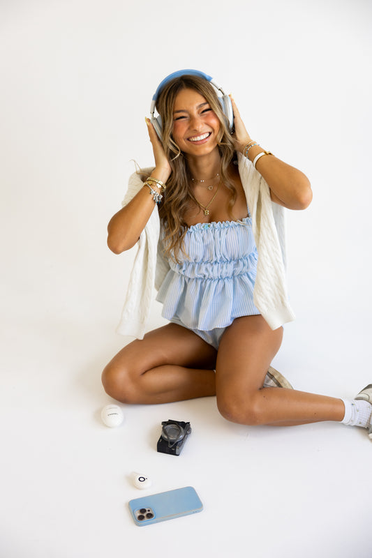 Milky blue - Calções e Top