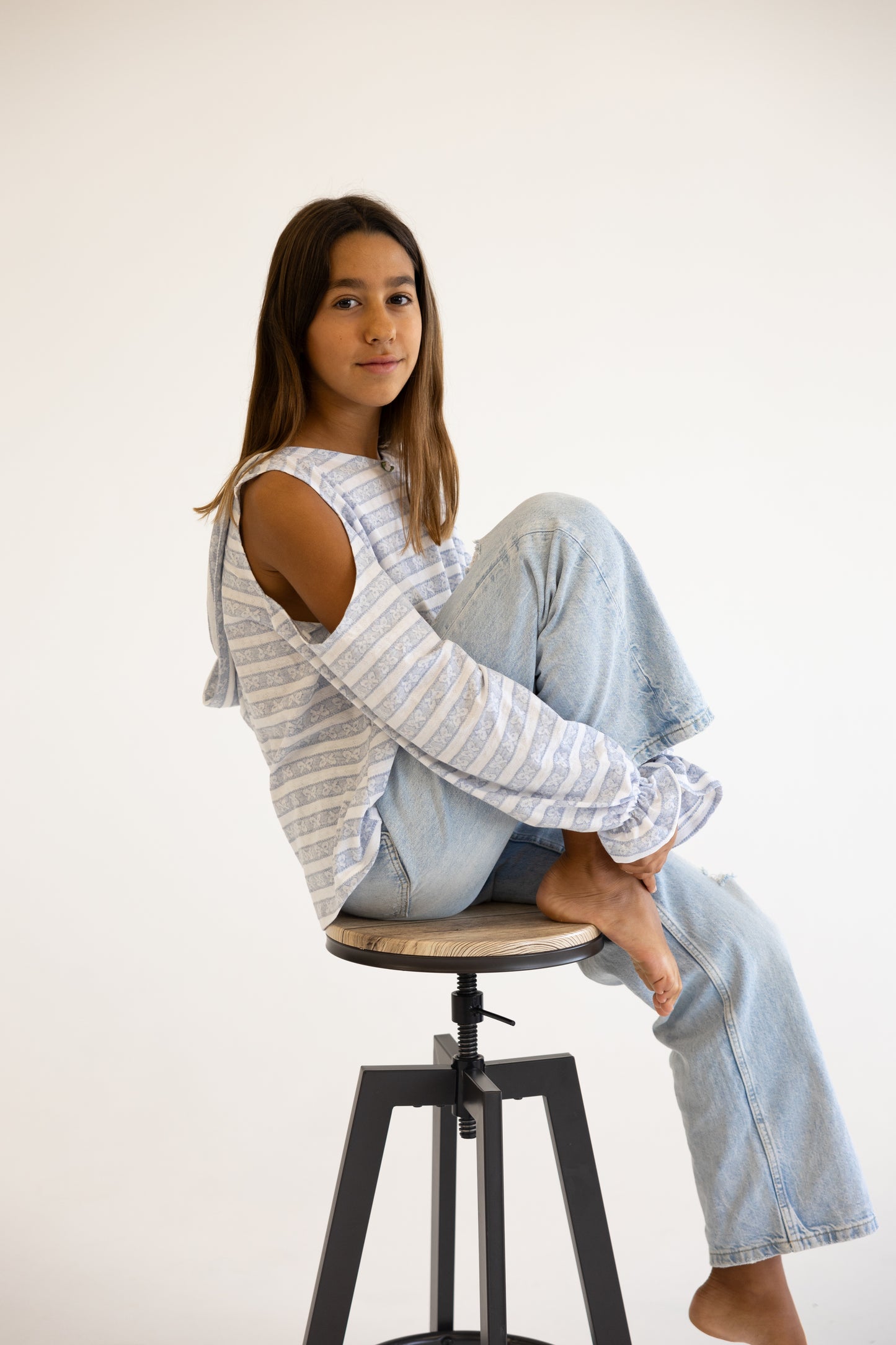 Blue Mist Knit- Camisola