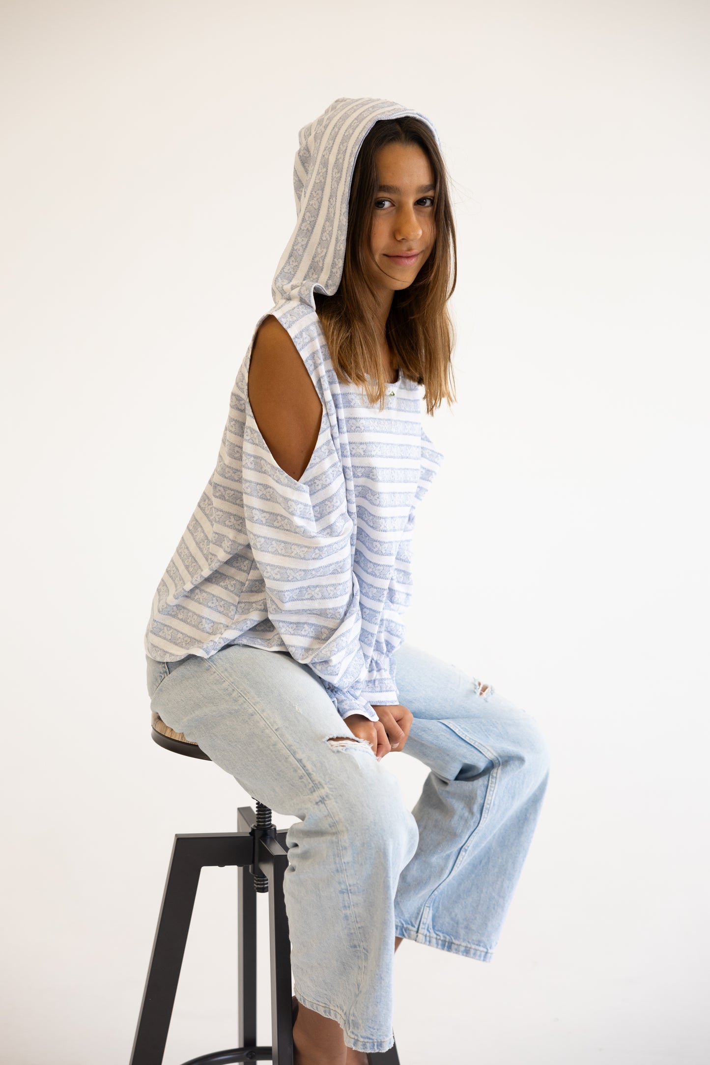 Blue Mist Knit- Camisola
