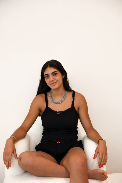 Conjunto Preto - Top e Calções