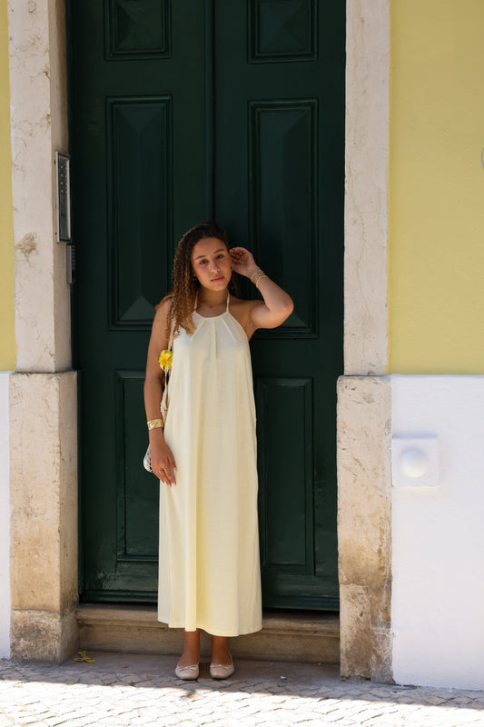 Lemon cream- Vestido